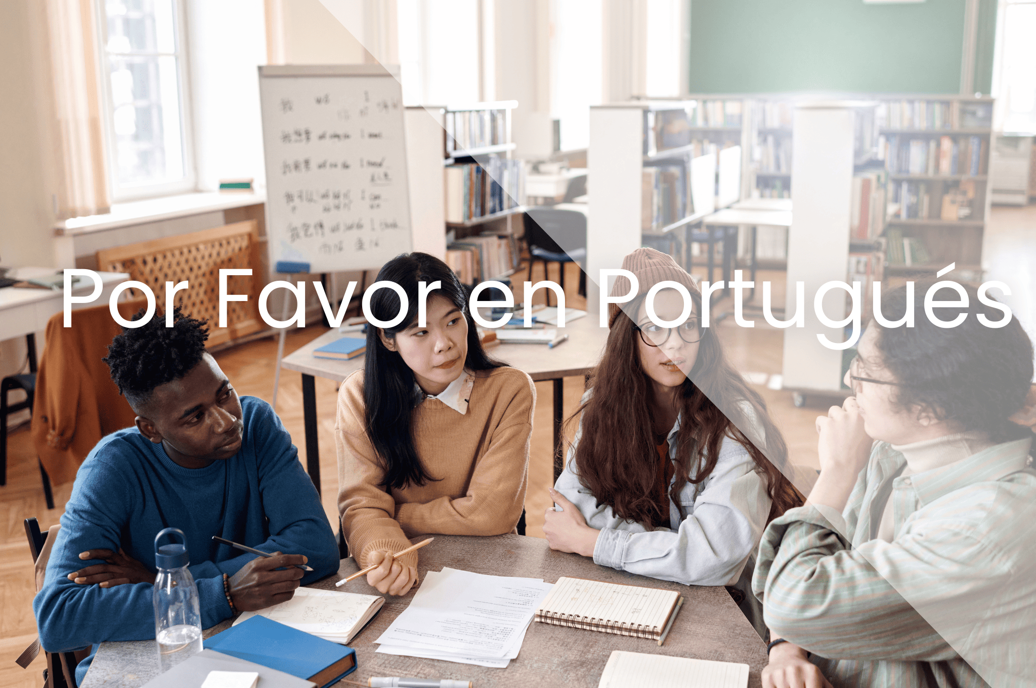 por favor en portugues