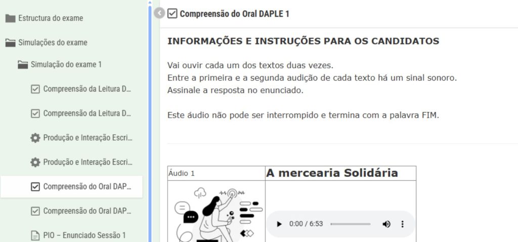 Preparación exámenes oficiales de portugués