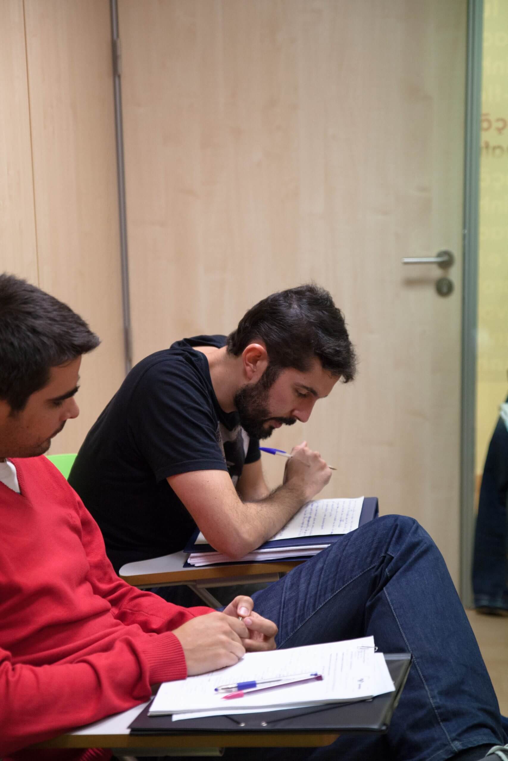 alumnos en cursos de portugués en Madrid