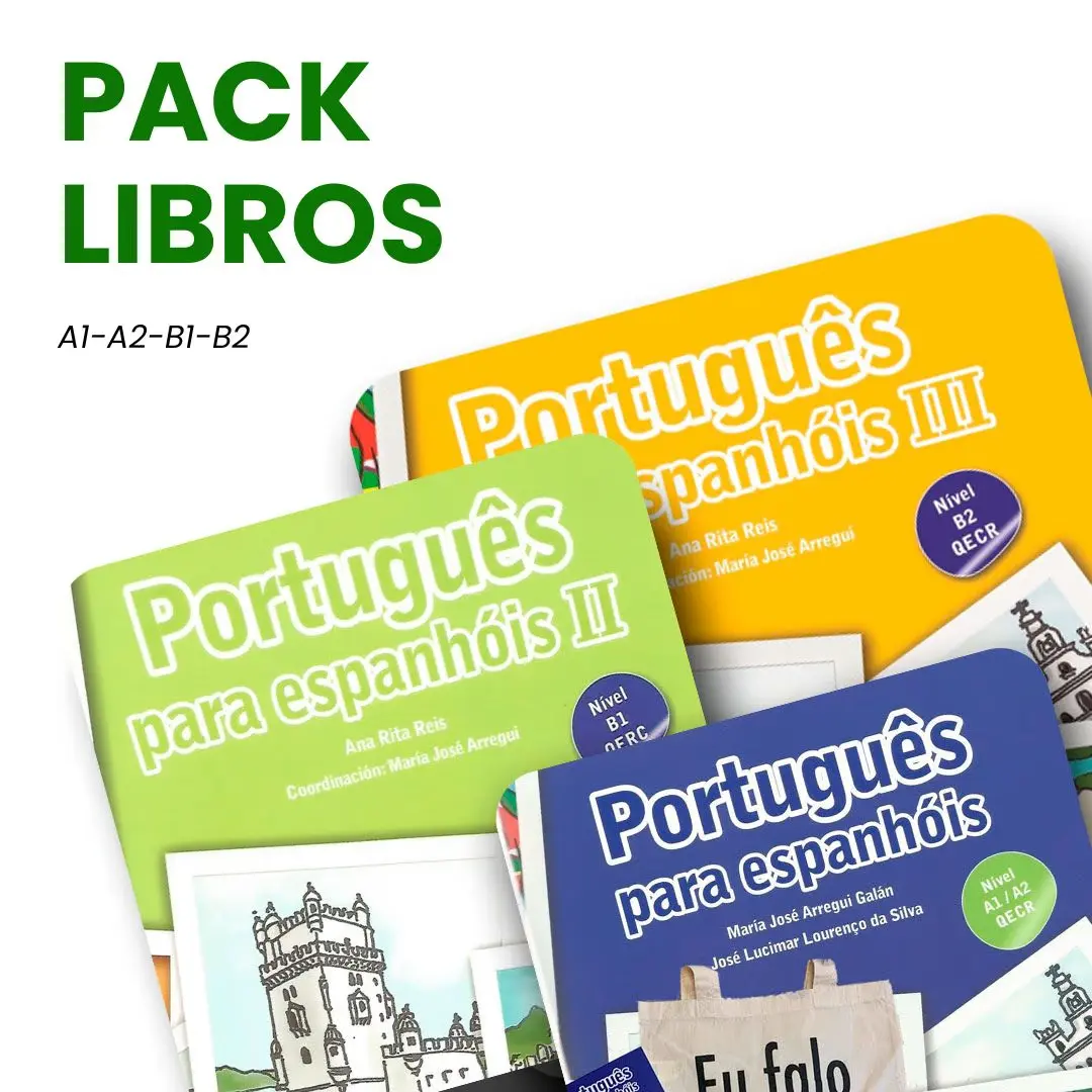 pack libros portugues A1 B2